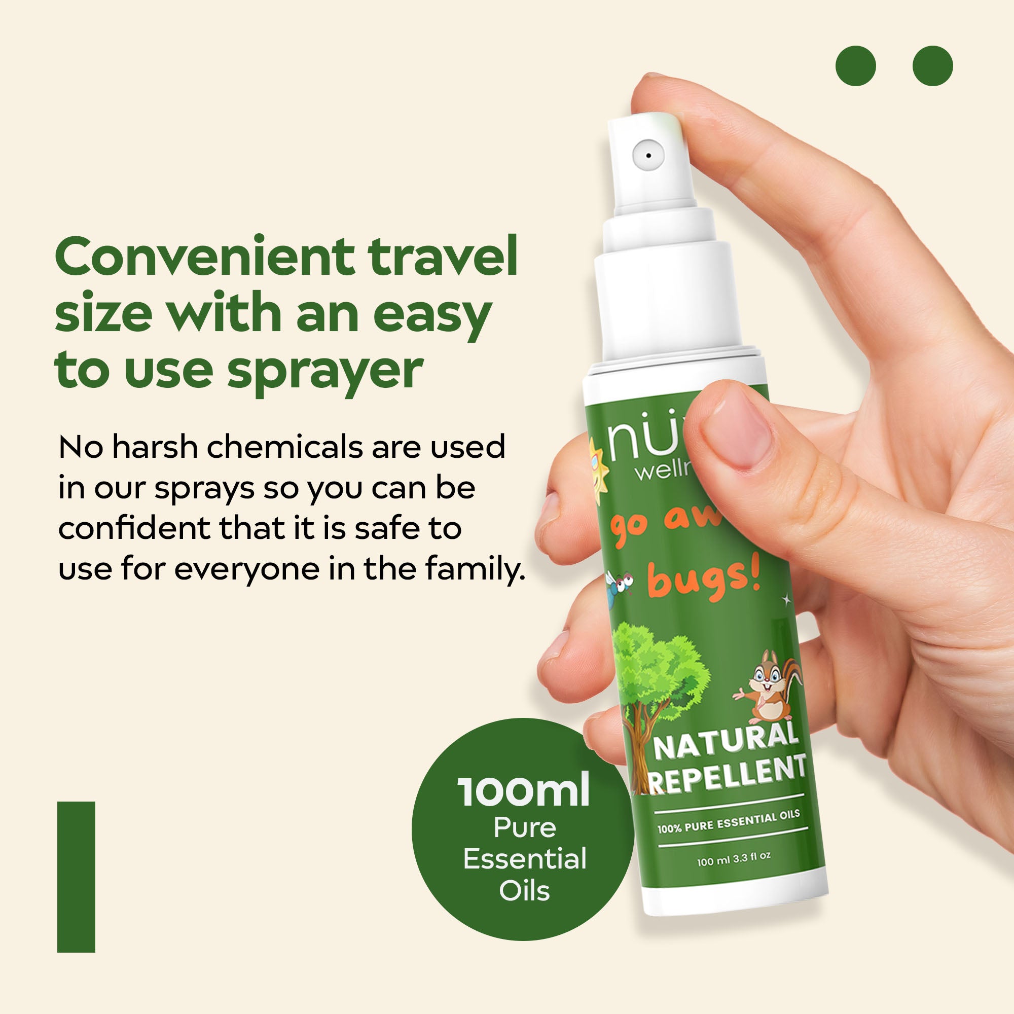 Non toxic clearance mosquito repellent